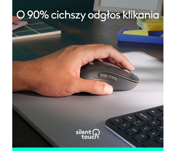 LOGITECH Signature M650 L Wireless Mouse Leworeczna Grafitowa - 713366 - zdjęcie 8